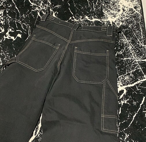 40 Beden siyah Renk bershka baggy jean