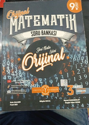 9. Sınıf Orijinal Matematik Soru Bankası