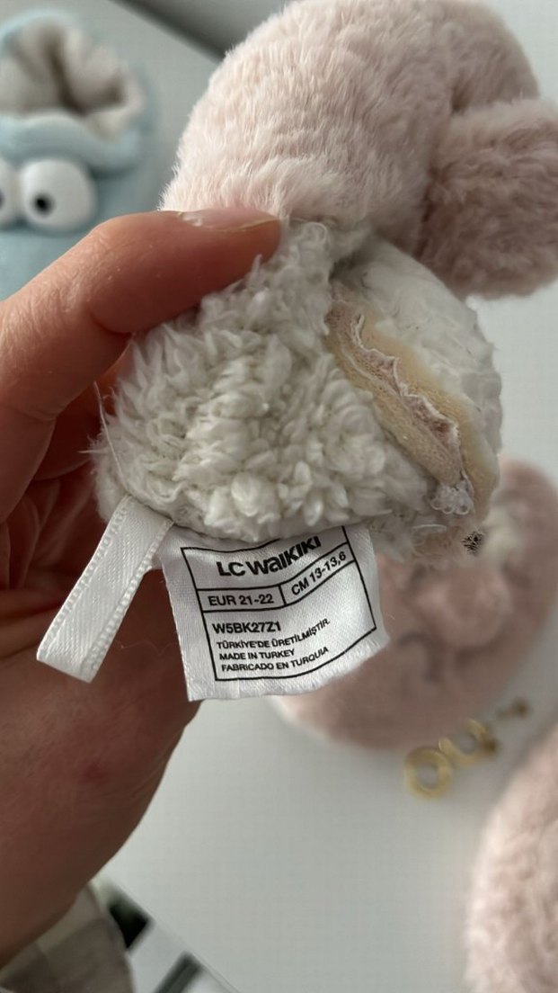 Kız Çocuk Pembe Kürklü Sıcak Ev Terliği - Görsel 3