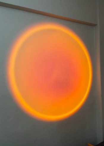 Turuncu Güneş Batımı Görüntülü Işık - Görsel 4