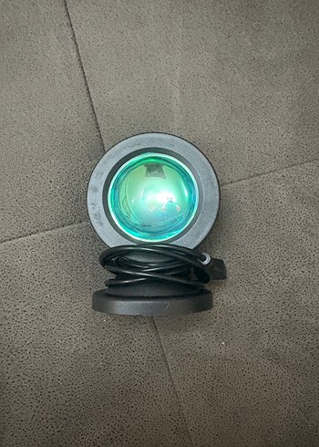 Turuncu Güneş Batımı Görüntülü Işık - Görsel 3