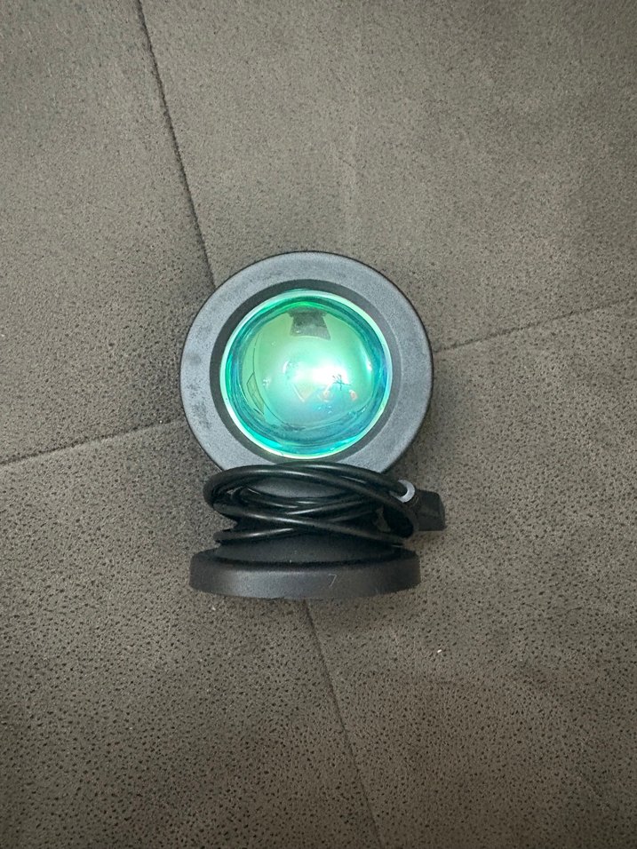 Turuncu Güneş Batımı Görüntülü Işık - Görsel 3