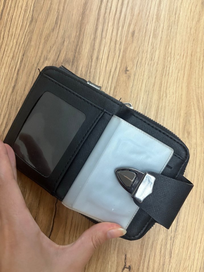 Renkli Baskılı Deri Kadın Cüzdanı - Görsel 3