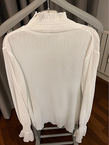 36 Beden beyaz Renk Twist marka bluz