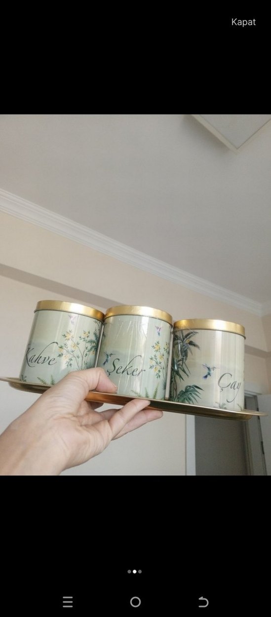 Renkli Metal Saklama Kutuları - Görsel 2