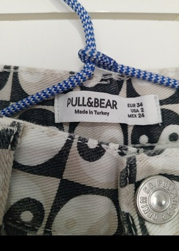 Ying Yang Desenli Kot Pantolon - Görsel 4