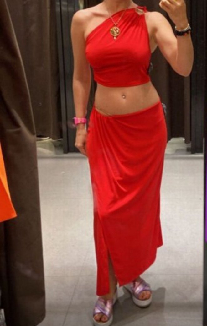 Kırmızı Drapeli İkili Takım - Görsel 2