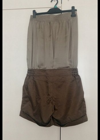 Twist Straplez Şortlu Tulum - Görsel 3