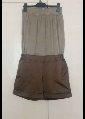 Twist Straplez Şortlu Tulum - Görsel 2