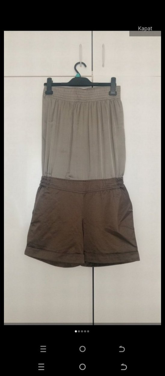 Twist Straplez Şortlu Tulum - Görsel 2