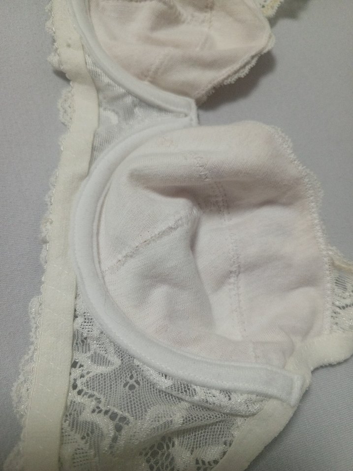 Vintage Bohem Beyaz Dantel Sütyen - Görsel 2