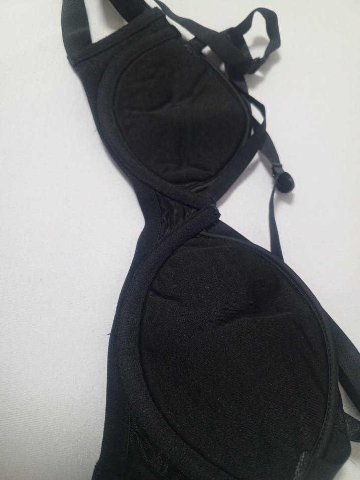 Siyah Gotik Midi Sütyen - Görsel 5