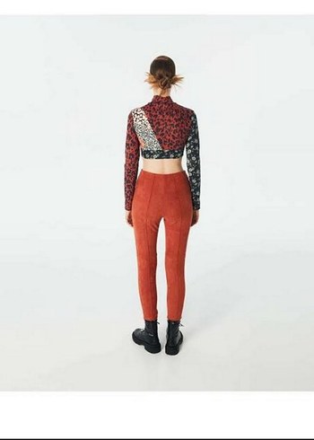 Twist Desenli Uzun Kollu Bluz - Görsel 7