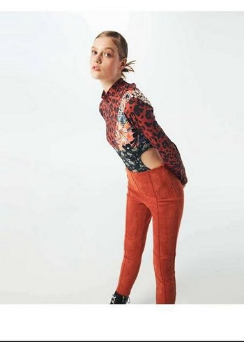 Twist Desenli Uzun Kollu Bluz - Görsel 2