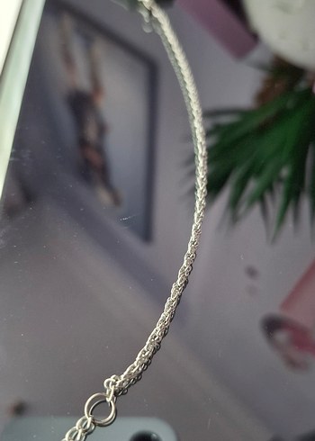 Gümüş Renk Erkek Zincir Bileklik - Görsel 7