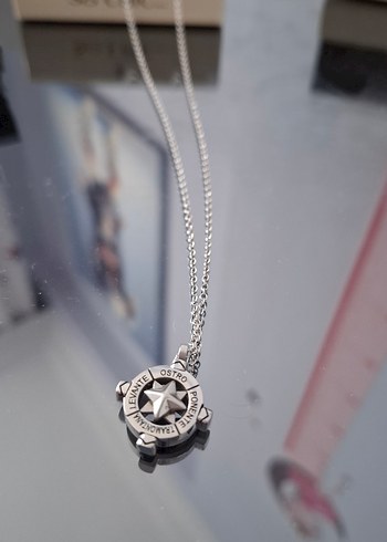 So Chic Pusula Çelik Kolye - Görsel 5