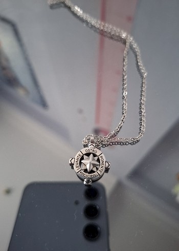 So Chic Pusula Çelik Kolye - Görsel 2