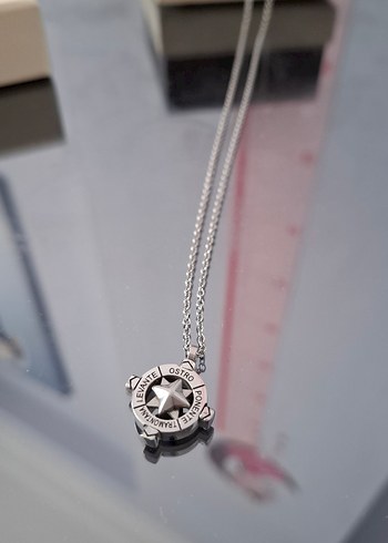 So Chic Pusula Çelik Kolye - Görsel 4