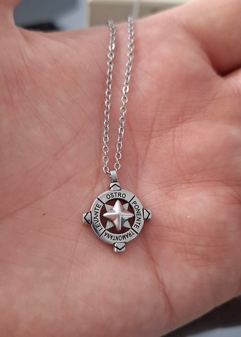 So Chic Pusula Çelik Kolye - Görsel 8