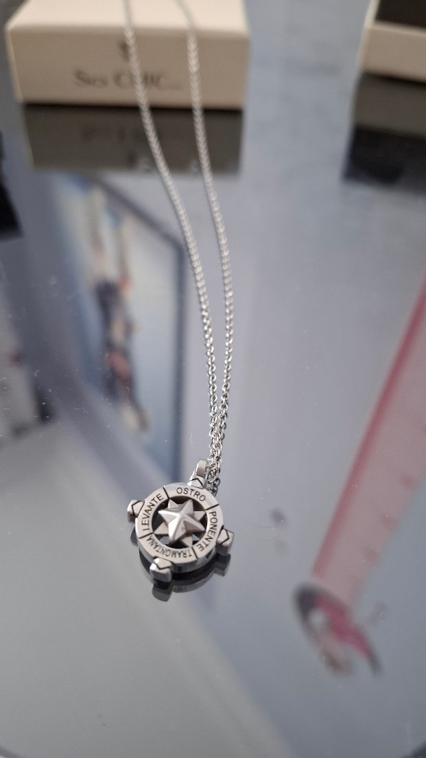 So Chic Pusula Çelik Kolye - Görsel 5