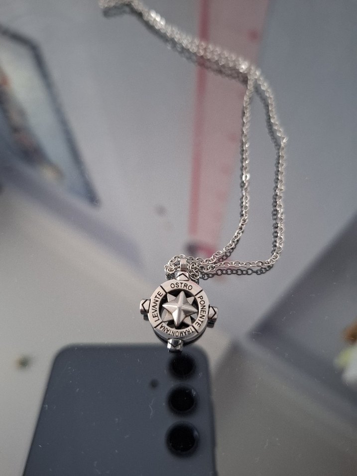 So Chic Pusula Çelik Kolye - Görsel 2