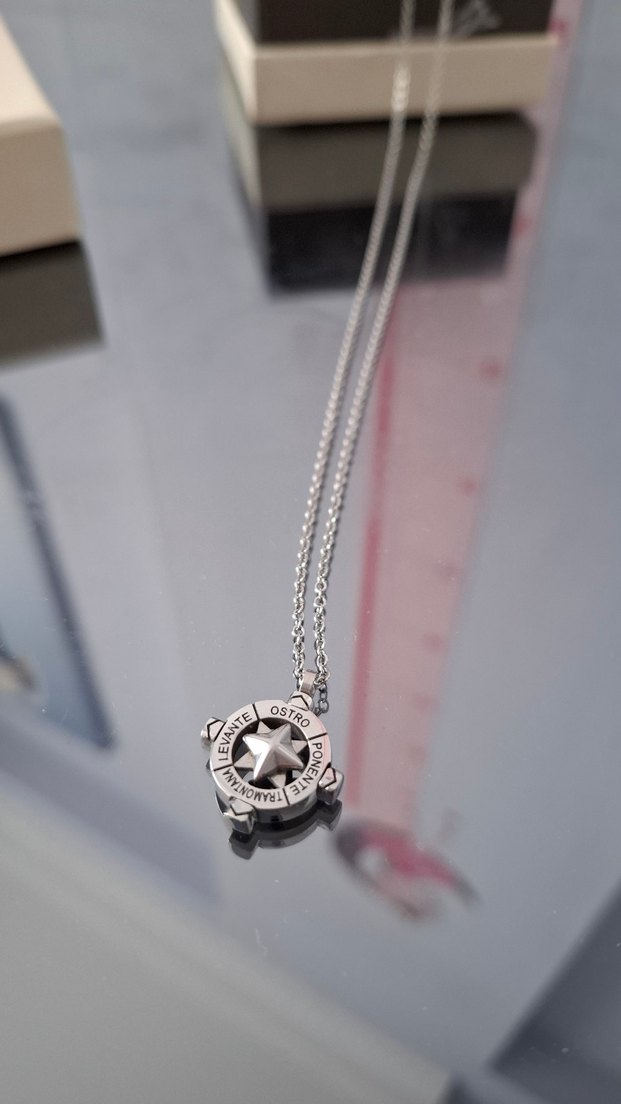 So Chic Pusula Çelik Kolye - Görsel 4