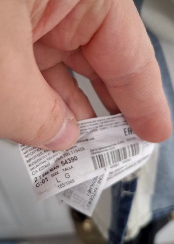 Mavi Çizgili Uzun Kollu Denim Gömlek - Görsel 5