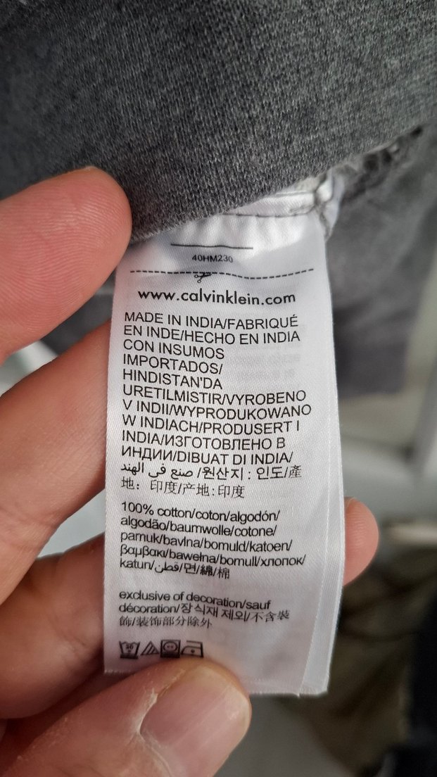 Calvin Klein Gri Oversize Sweatshirt - Görsel 5