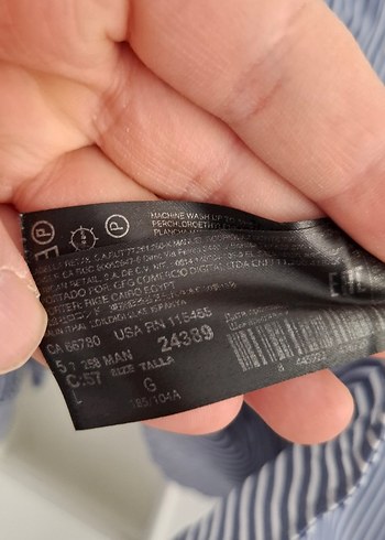 Erkek Lacivert Çizgili Regular Fit Gömlek - Görsel 4