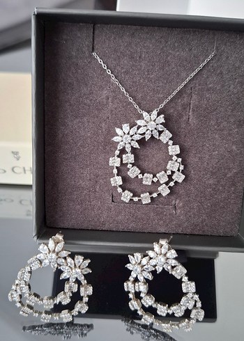 So Chic 18 Ayar Altın Kaplama Gümüş Takı Set - Görsel 3