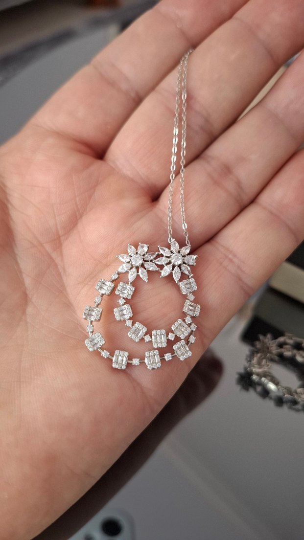 So Chic 18 Ayar Altın Kaplama Gümüş Takı Set - Görsel 5