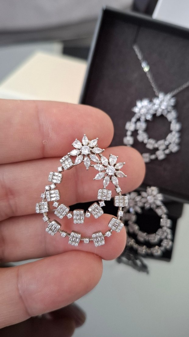 So Chic 18 Ayar Altın Kaplama Gümüş Takı Set - Görsel 4