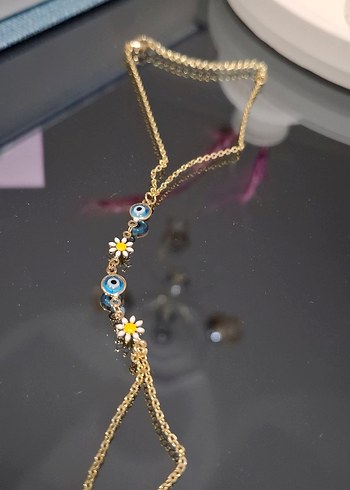 Renkli Çiçekli Bohem Kadın El Zinciri - Görsel 3