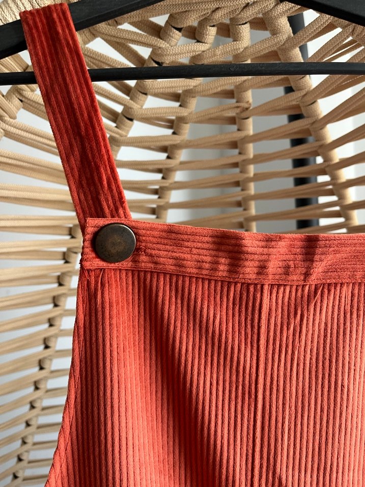 Kiremit rengi salopet - Görsel 2