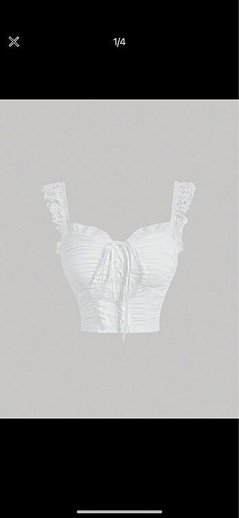 shein korse crop bluz askılı
