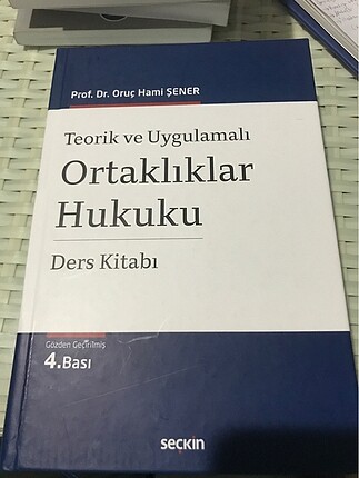 Şirketler hukuku- Oruç hami şener