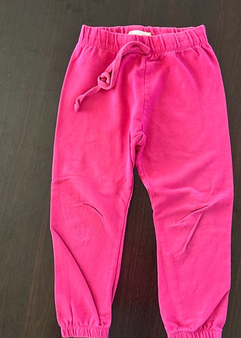 4 Yaş Beden pembe Renk Kız Çocuk Pembe Fermuarlı Eşofman Takımı