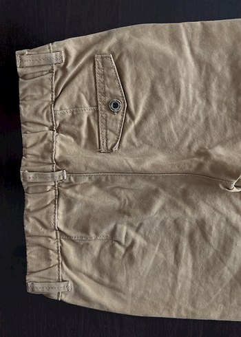 12-18 Ay Beden camel Renk Bej Regular Fit Erkek Çocuk Pantolon