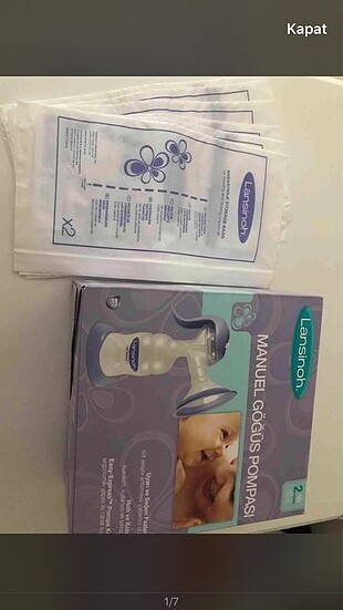 Lansinoh manuel göğüs pompası