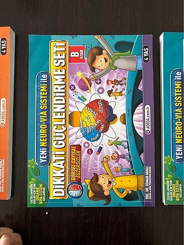  Beden Renk Dikkat güçlendirme seti 4 yaş