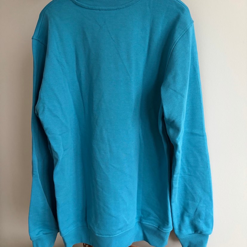 Mavi BaskılıSweatshirt - Görsel 3