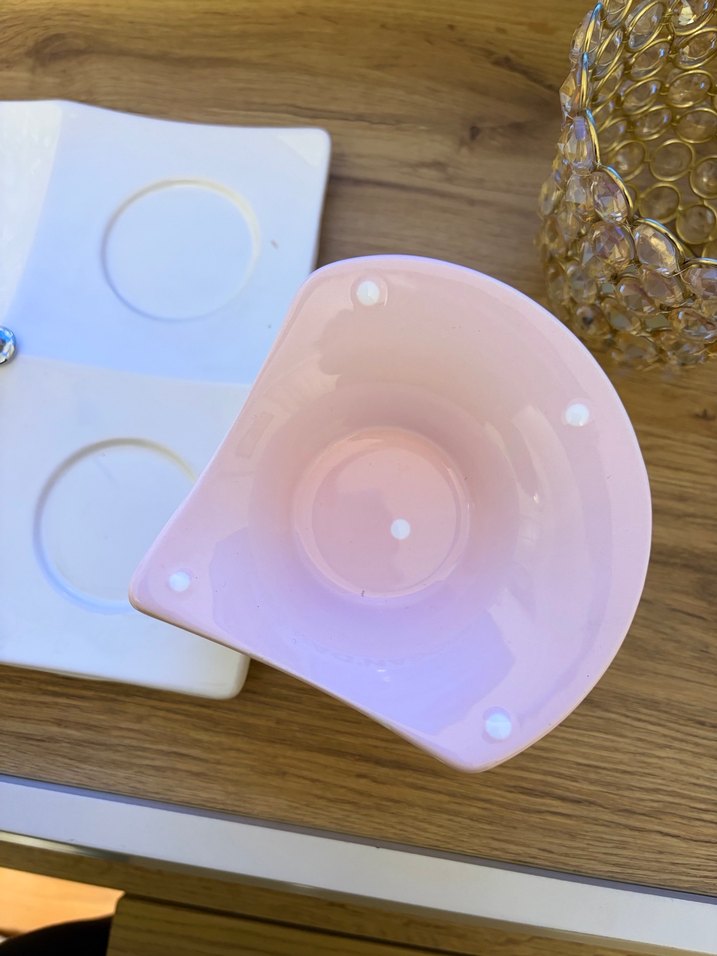 Pembe Puantiyeli Pastel 4'lü Servis Kasesi - Görsel 4