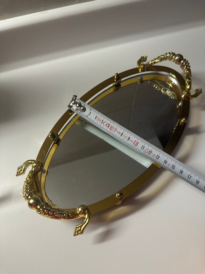 Dekoratif Aynalı Tepsi - Görsel 4