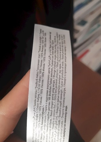l Beden Siyah Düğmeli Uzun Kollu Kadın Gömlek
