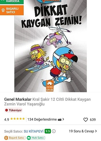 Kral şakır kitabı suanki fiyatini arastirin