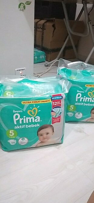 Prima 2 paket 5 numara 68li bebek bezi 