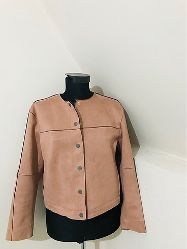 Zara Zara basic süet doku ceket