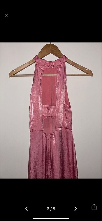 xs Beden Zara midi elbise