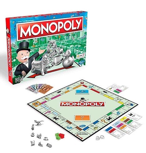  Beden Monopoly Monopoly Standart Yeni Piyon