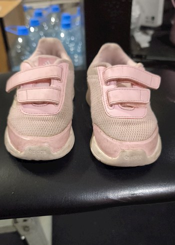 Kız Çocukları İçin Pembe Cırt Cırtlı Spor Ayakkabı